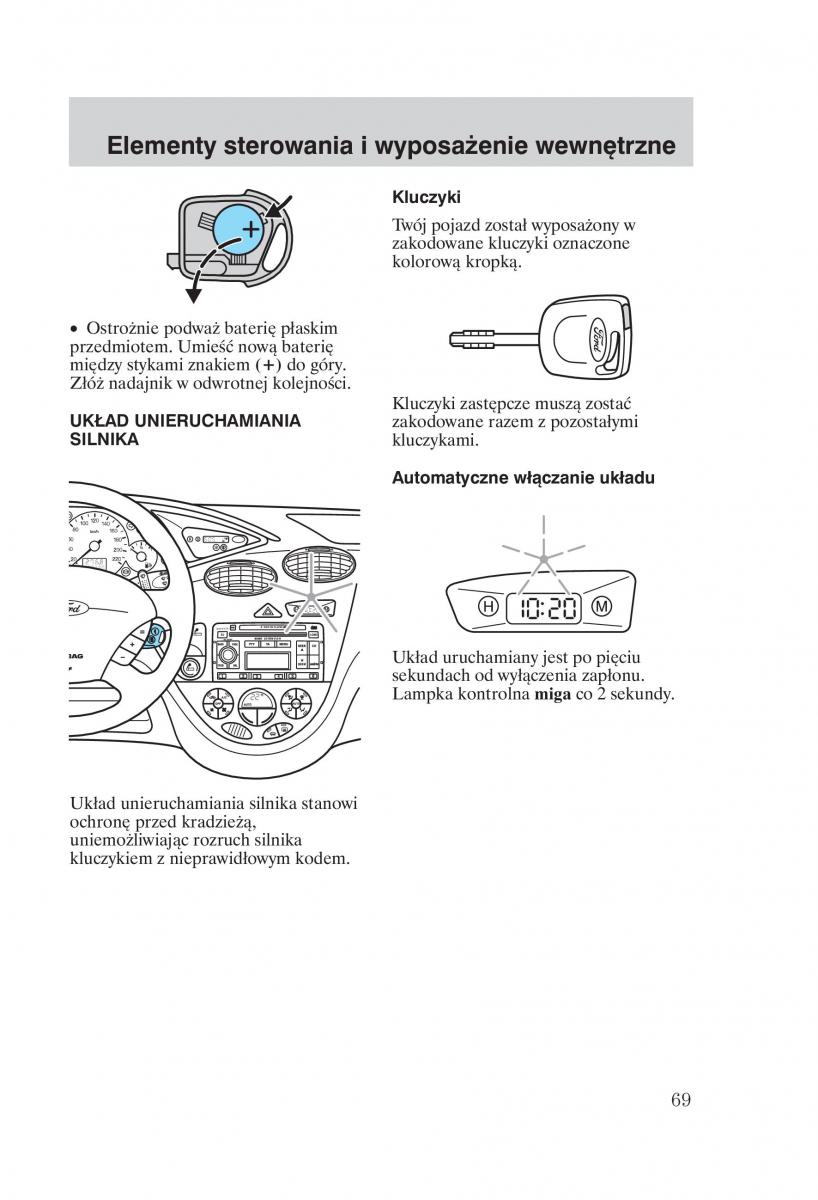 Ford Focus 1 I instrukcja obslugi / page 71