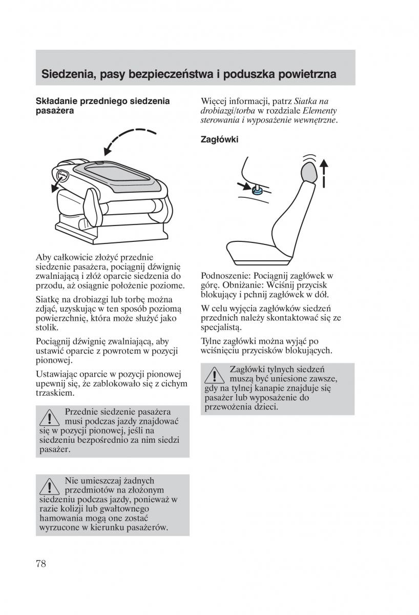 Ford Focus 1 I instrukcja obslugi / page 80