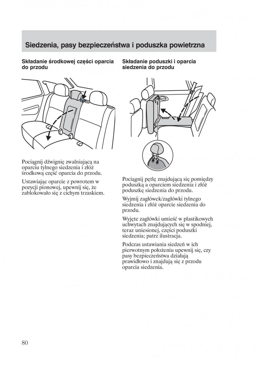 Ford Focus 1 I instrukcja obslugi / page 82