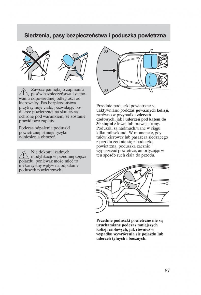 Ford Focus 1 I instrukcja obslugi / page 89