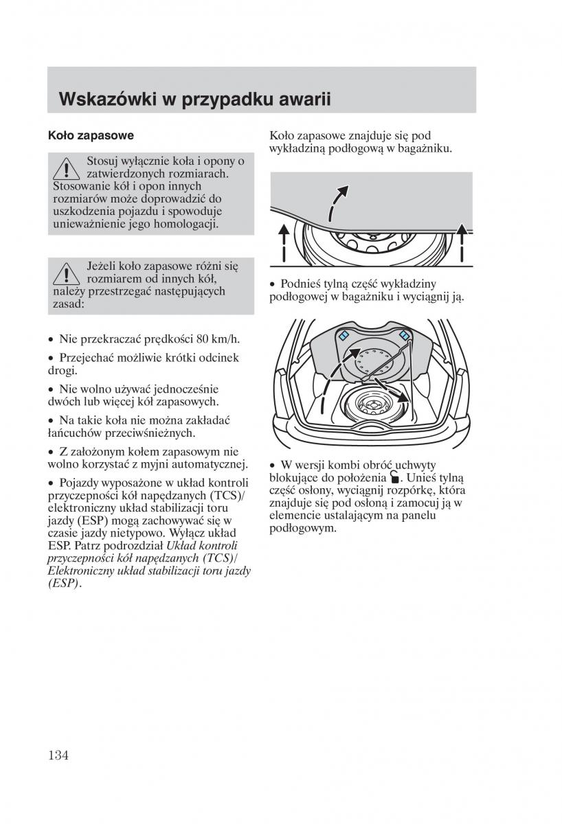 Ford Focus 1 I instrukcja obslugi / page 136