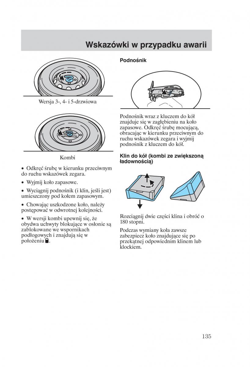 Ford Focus 1 I instrukcja obslugi / page 137