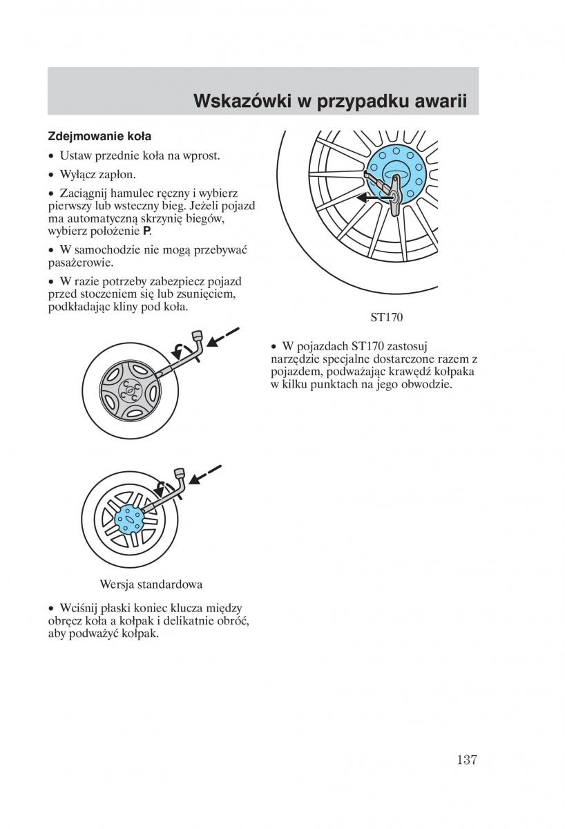 Ford Focus 1 I instrukcja obslugi / page 139