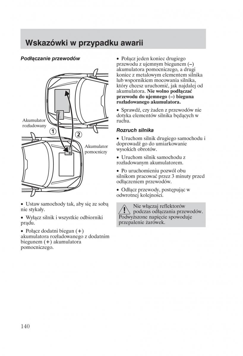 Ford Focus 1 I instrukcja obslugi / page 142