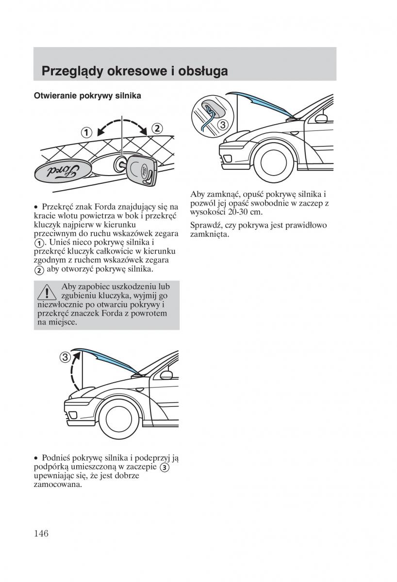 Ford Focus 1 I instrukcja obslugi / page 148