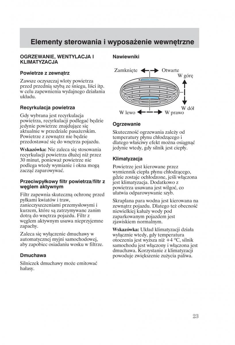 Ford Focus 1 I instrukcja obslugi / page 25