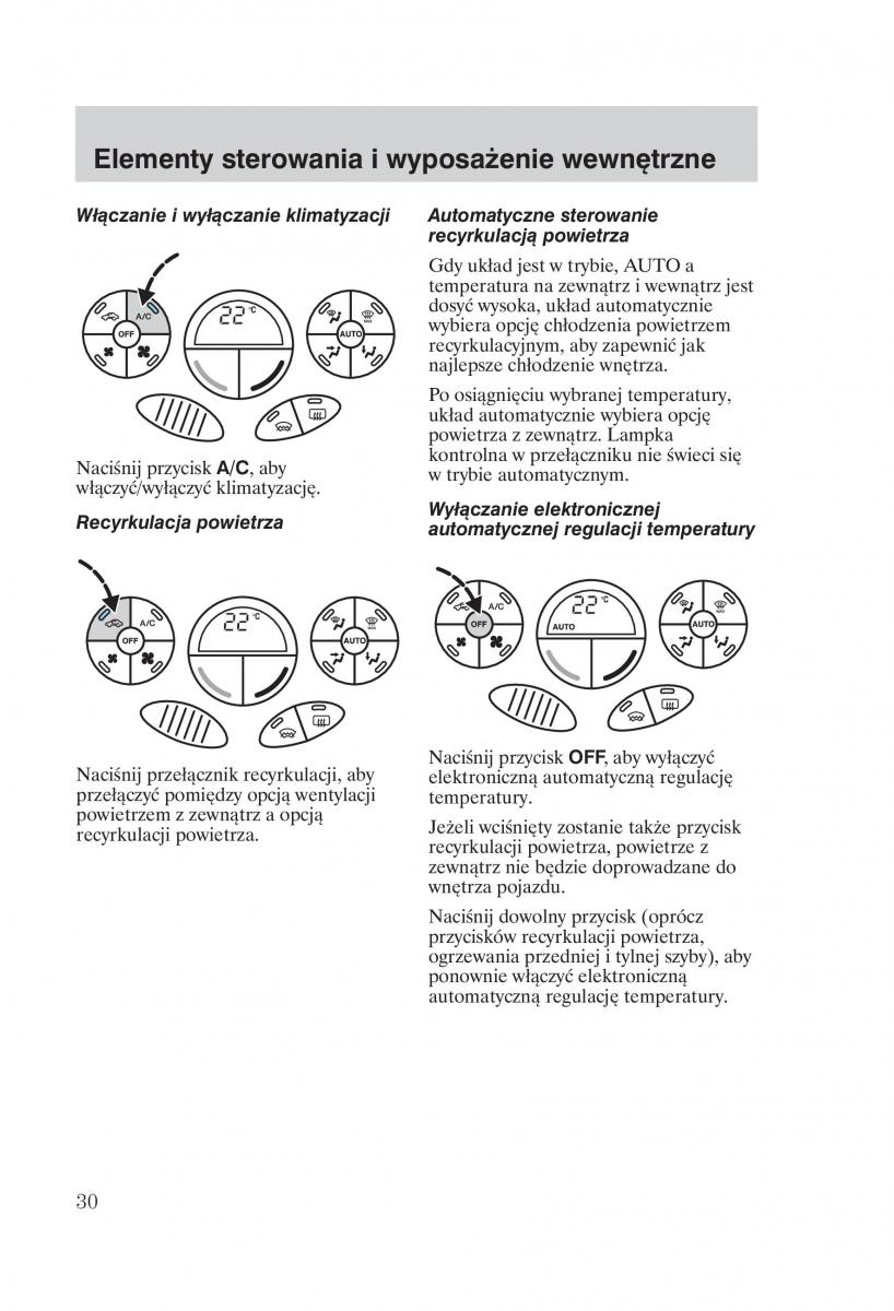 Ford Focus 1 I instrukcja obslugi / page 32