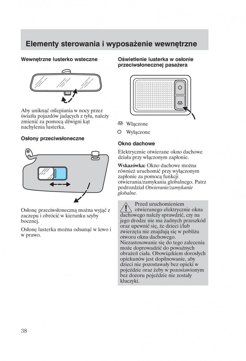 Ford Focus 1 I instrukcja obslugi / page 40