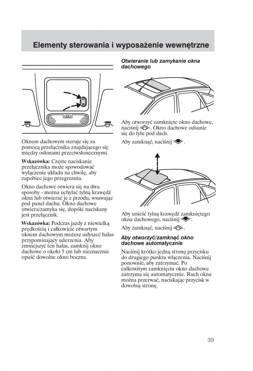 Ford Focus 1 I instrukcja obslugi / page 41