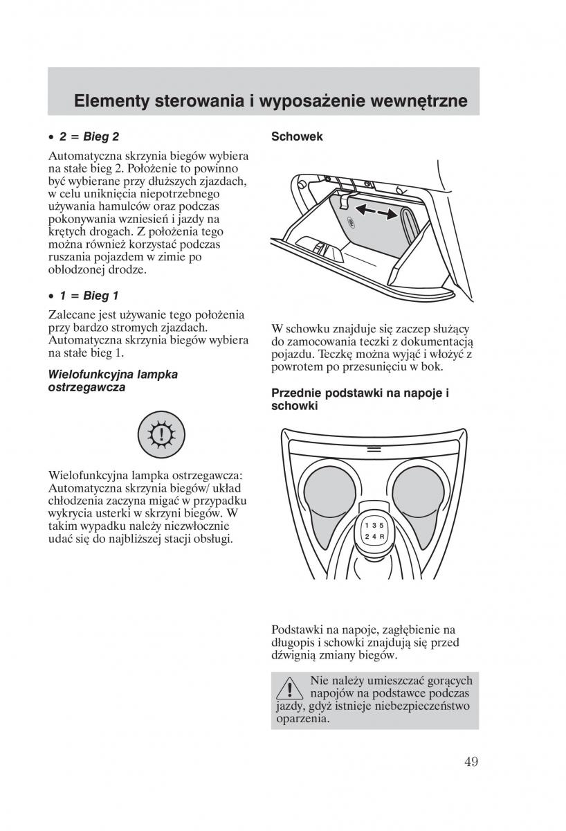 Ford Focus 1 I instrukcja obslugi / page 51