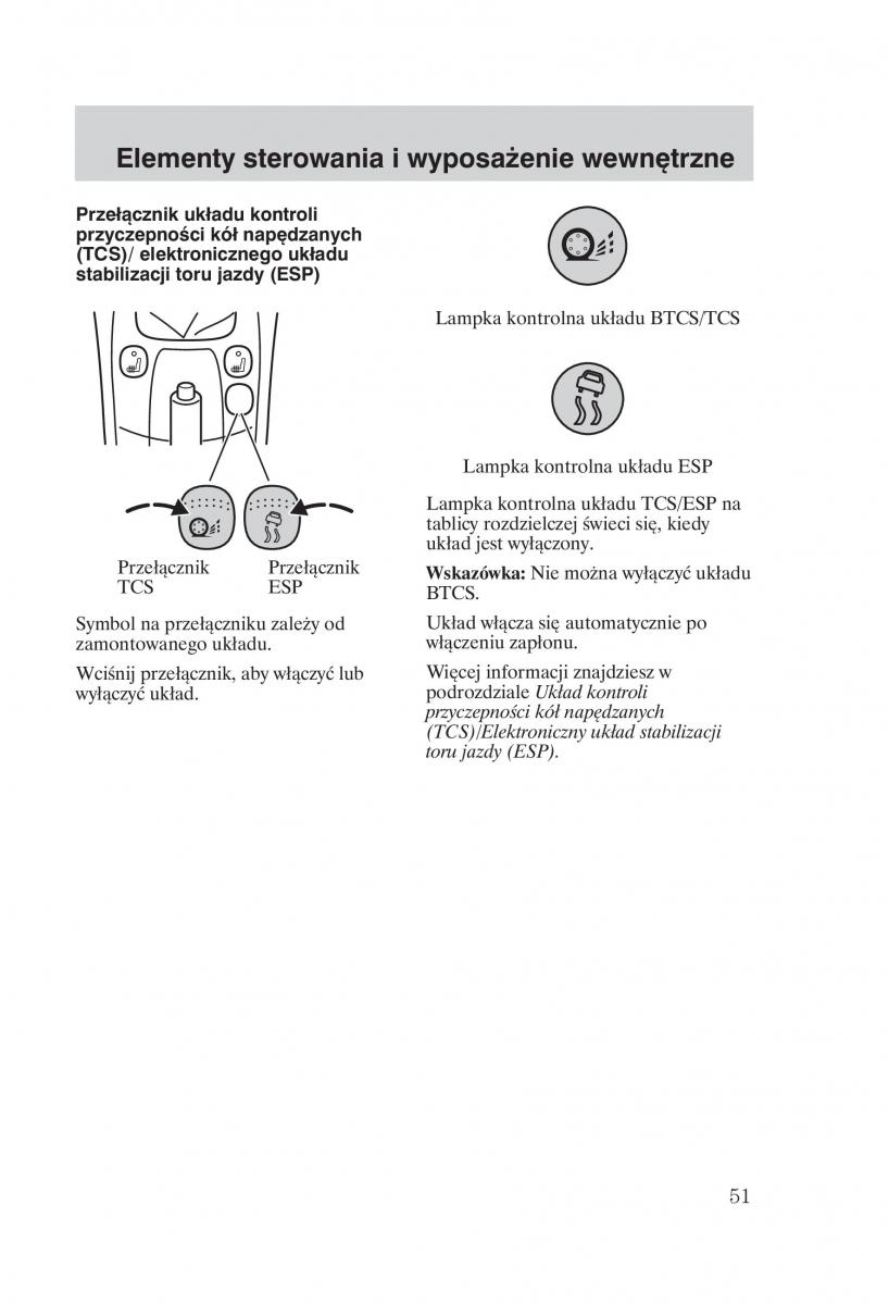 Ford Focus 1 I instrukcja obslugi / page 53