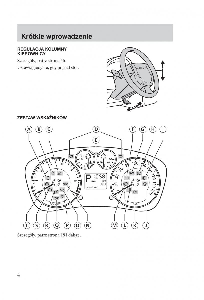 Ford Fiesta VI instrukcja obslugi / page 6