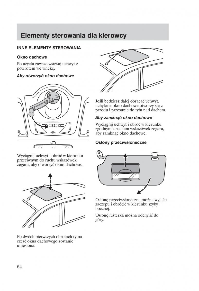 manual  Ford Fiesta VI instrukcja / page 66