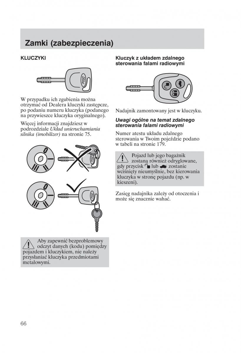 manual  Ford Fiesta VI instrukcja / page 68