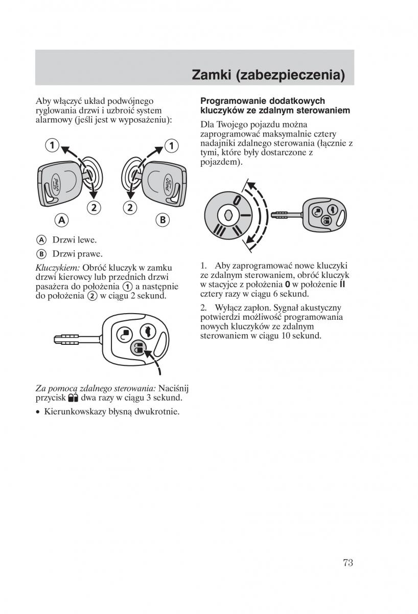 manual  Ford Fiesta VI instrukcja / page 75