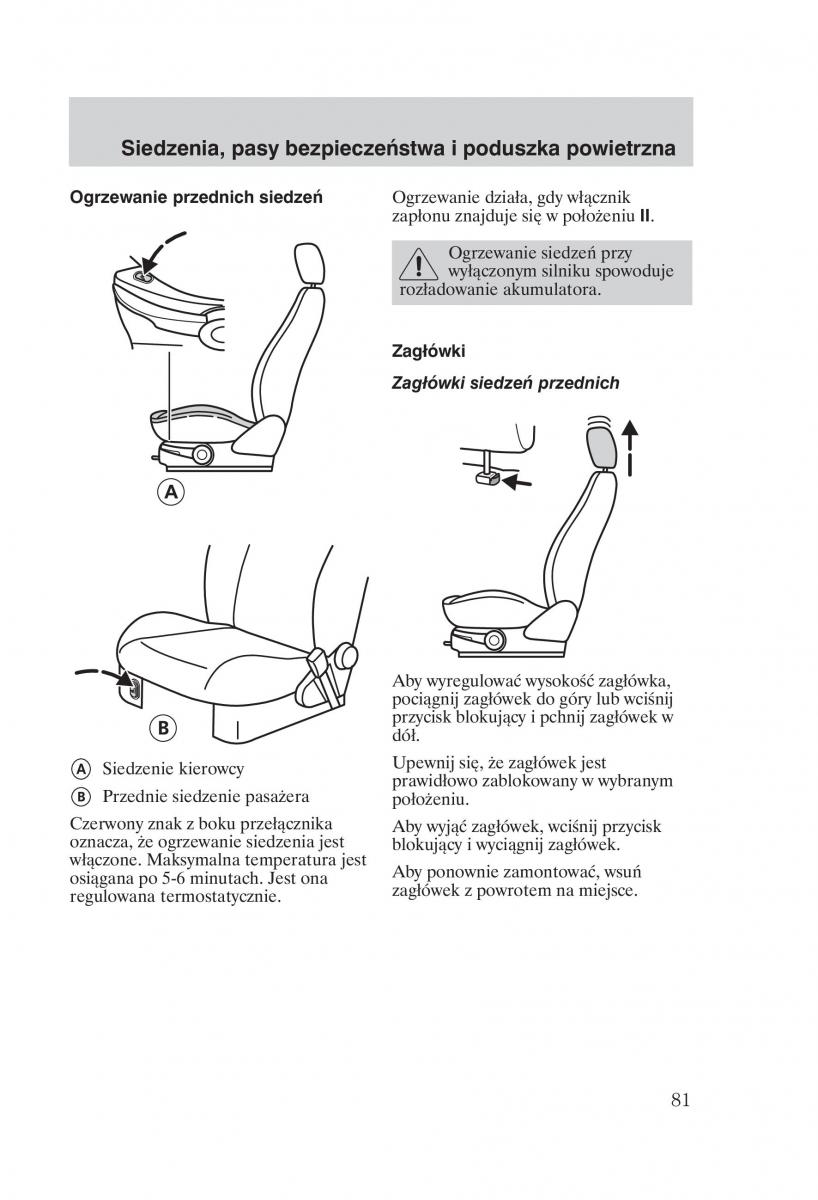 manual  Ford Fiesta VI instrukcja / page 83