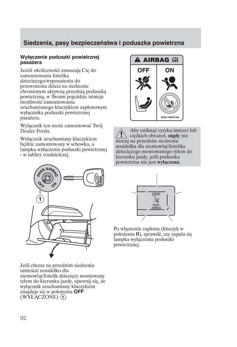 manual  Ford Fiesta VI instrukcja / page 94