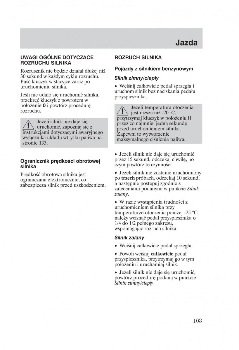 manual  Ford Fiesta VI instrukcja / page 105