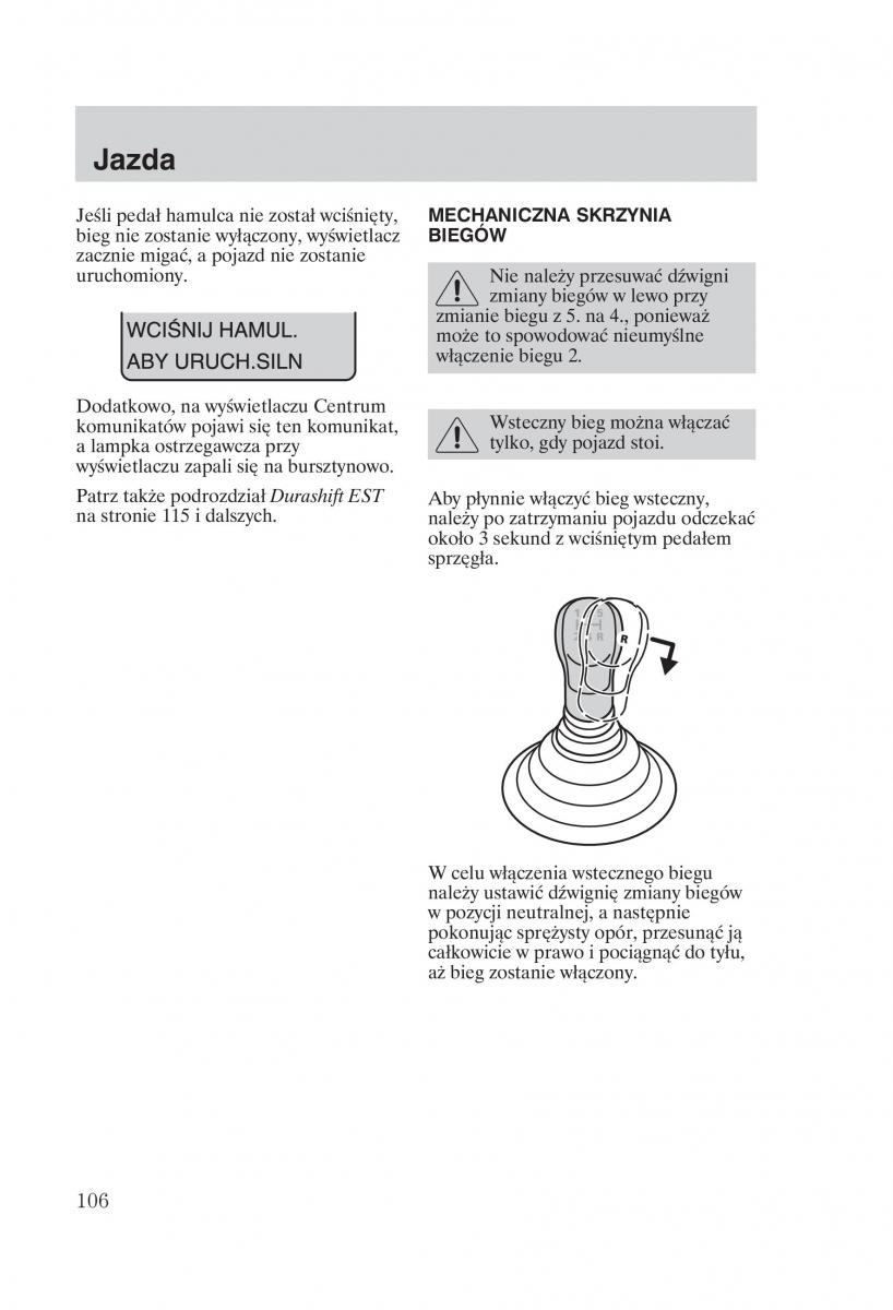 manual  Ford Fiesta VI instrukcja / page 108