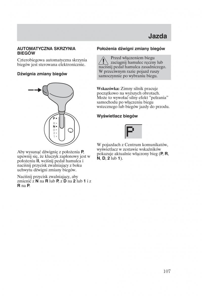 manual  Ford Fiesta VI instrukcja / page 109