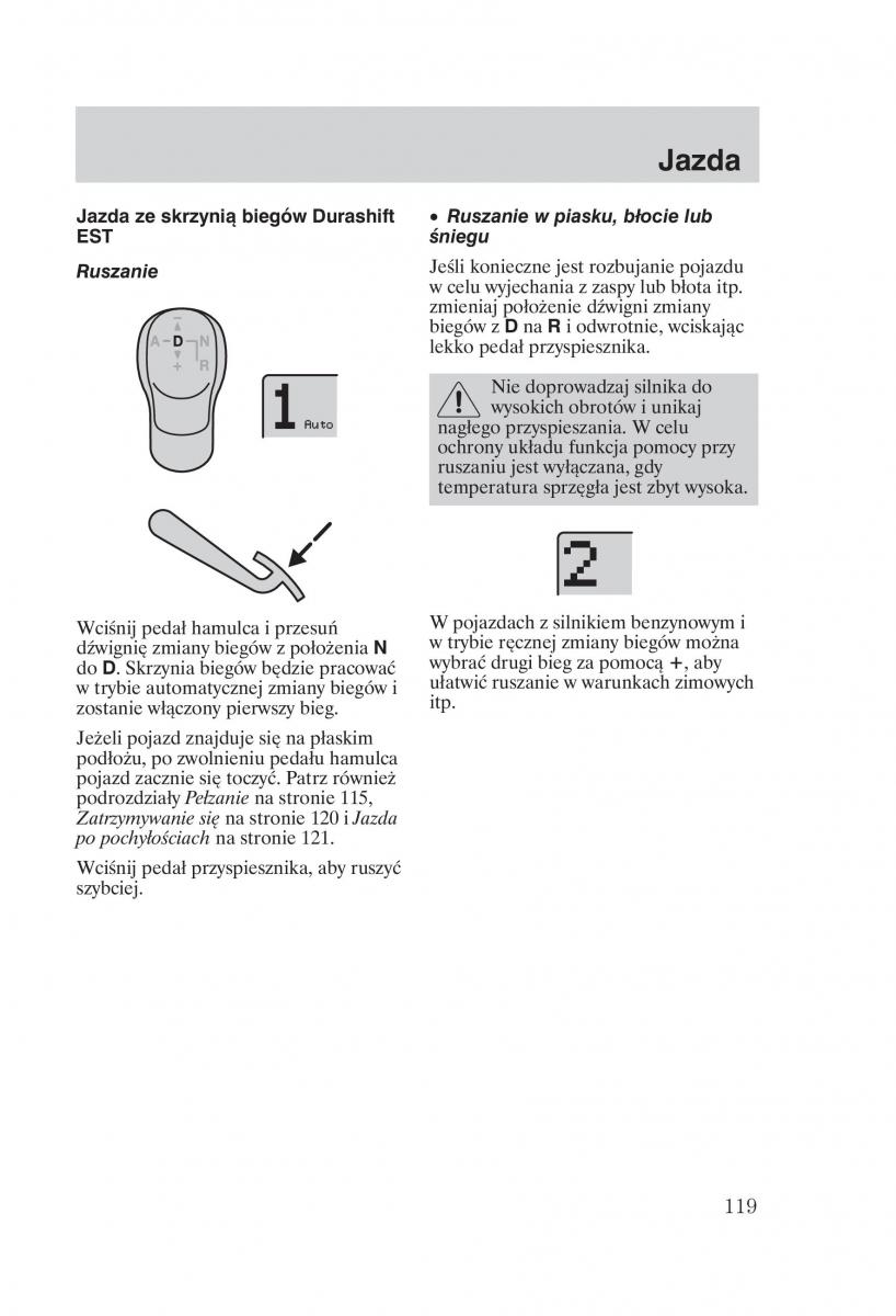 manual  Ford Fiesta VI instrukcja / page 121