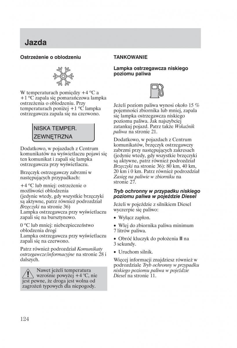 manual  Ford Fiesta VI instrukcja / page 126