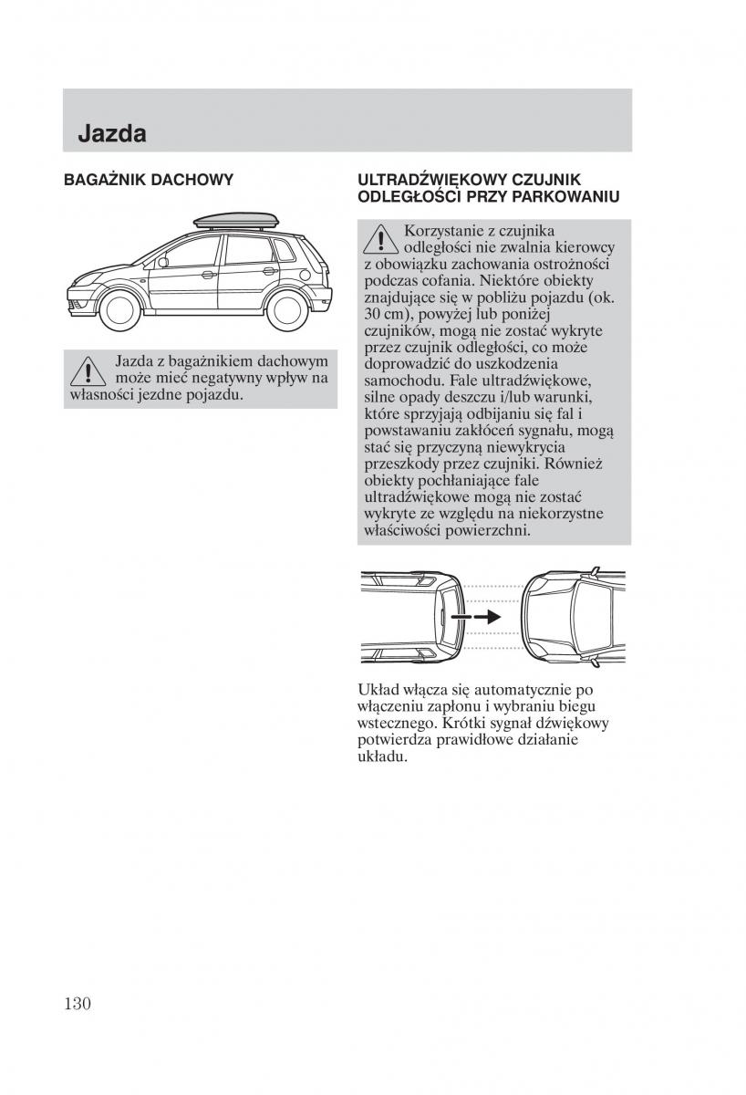 manual  Ford Fiesta VI instrukcja / page 132