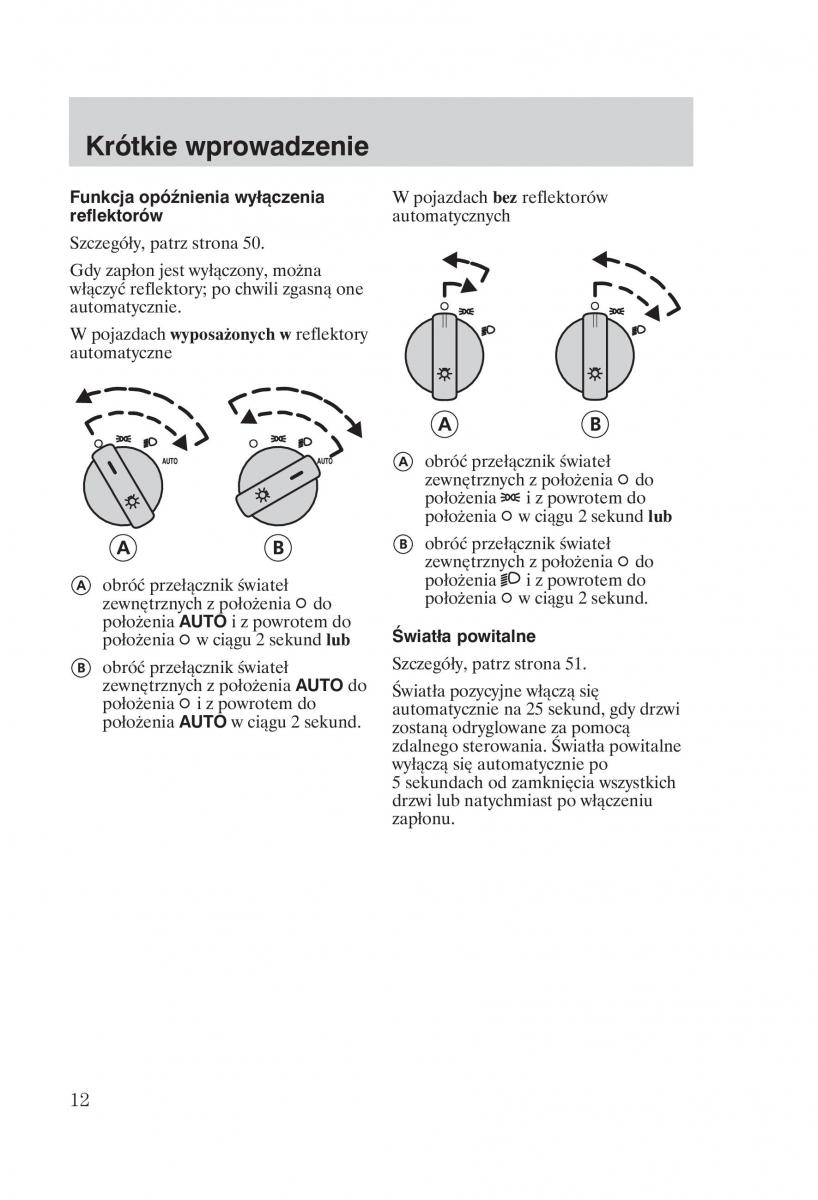 Ford Fiesta VI instrukcja obslugi / page 14