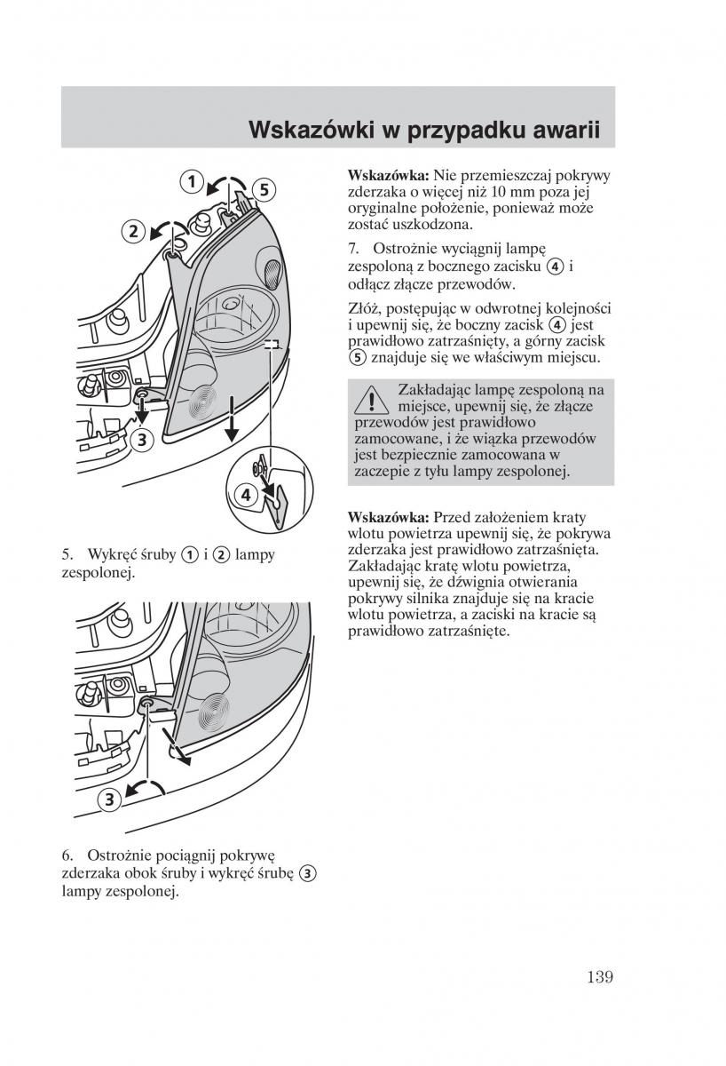 manual  Ford Fiesta VI instrukcja / page 141