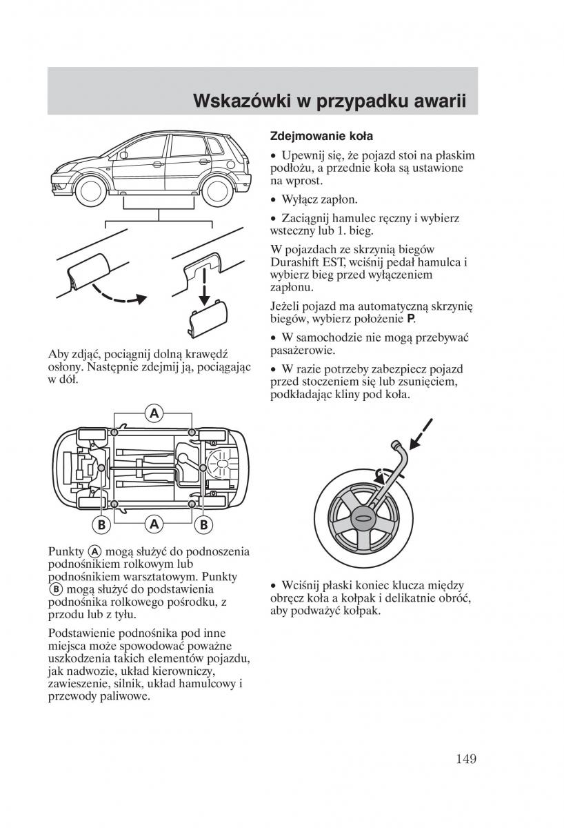 manual  Ford Fiesta VI instrukcja / page 151