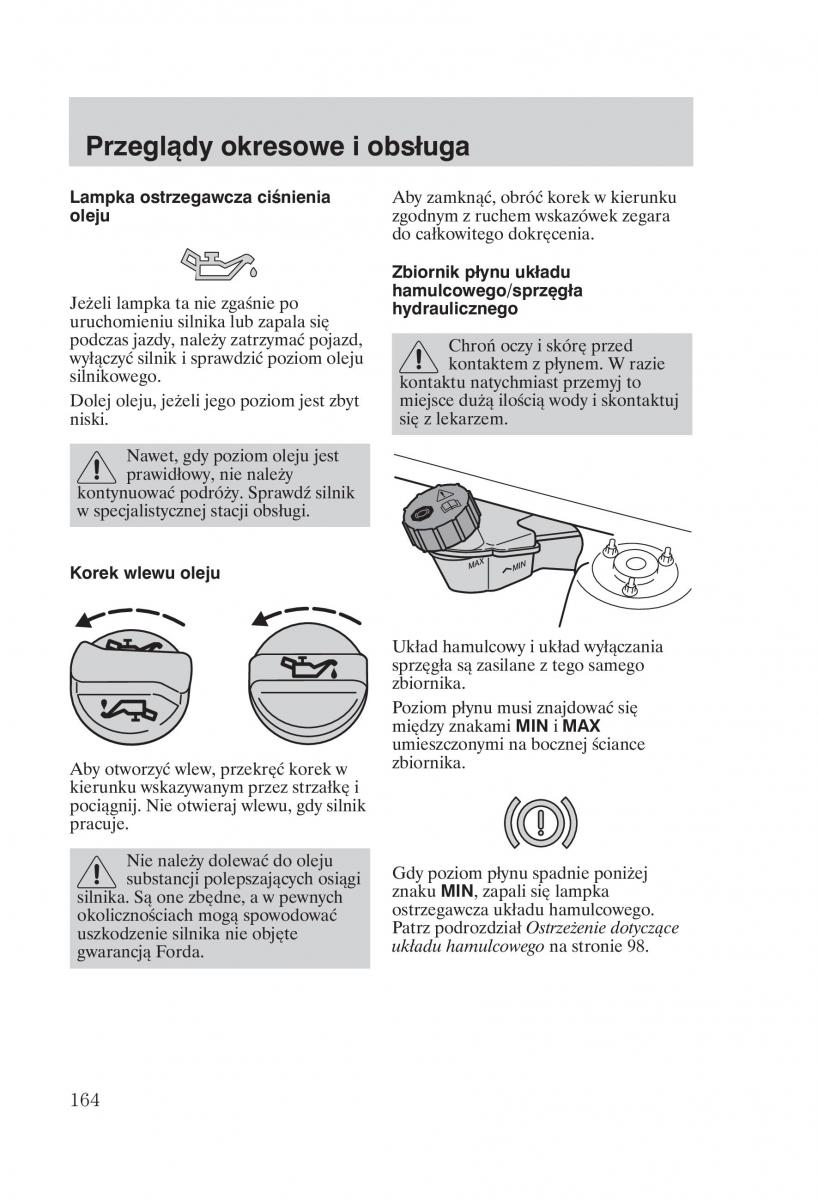 manual  Ford Fiesta VI instrukcja / page 166