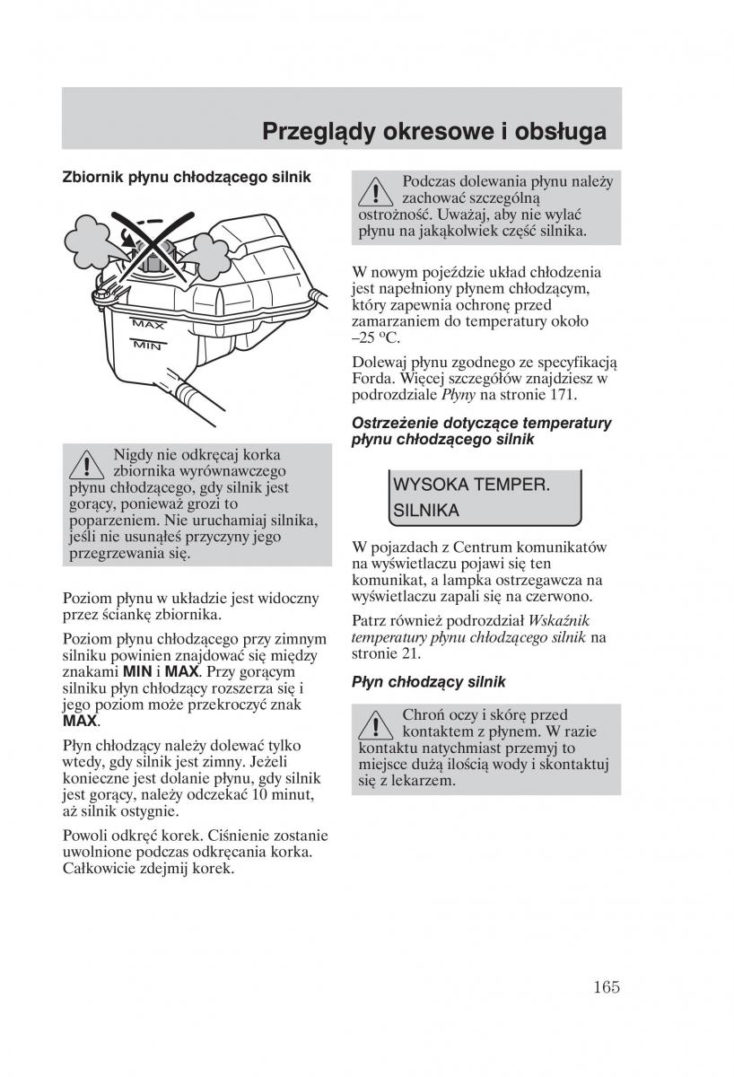 manual  Ford Fiesta VI instrukcja / page 167