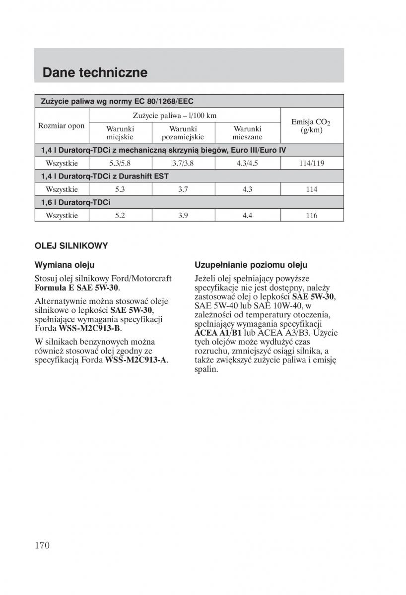 manual  Ford Fiesta VI instrukcja / page 172