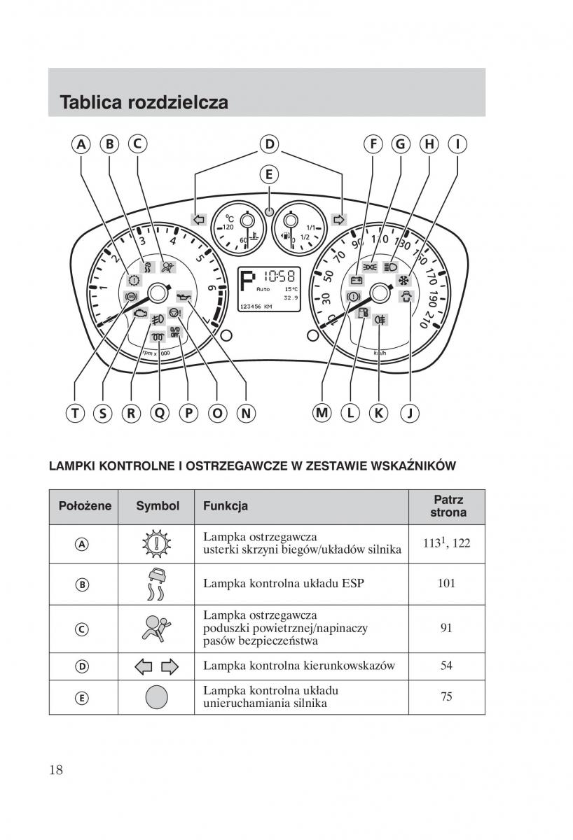 manual  Ford Fiesta VI instrukcja / page 20