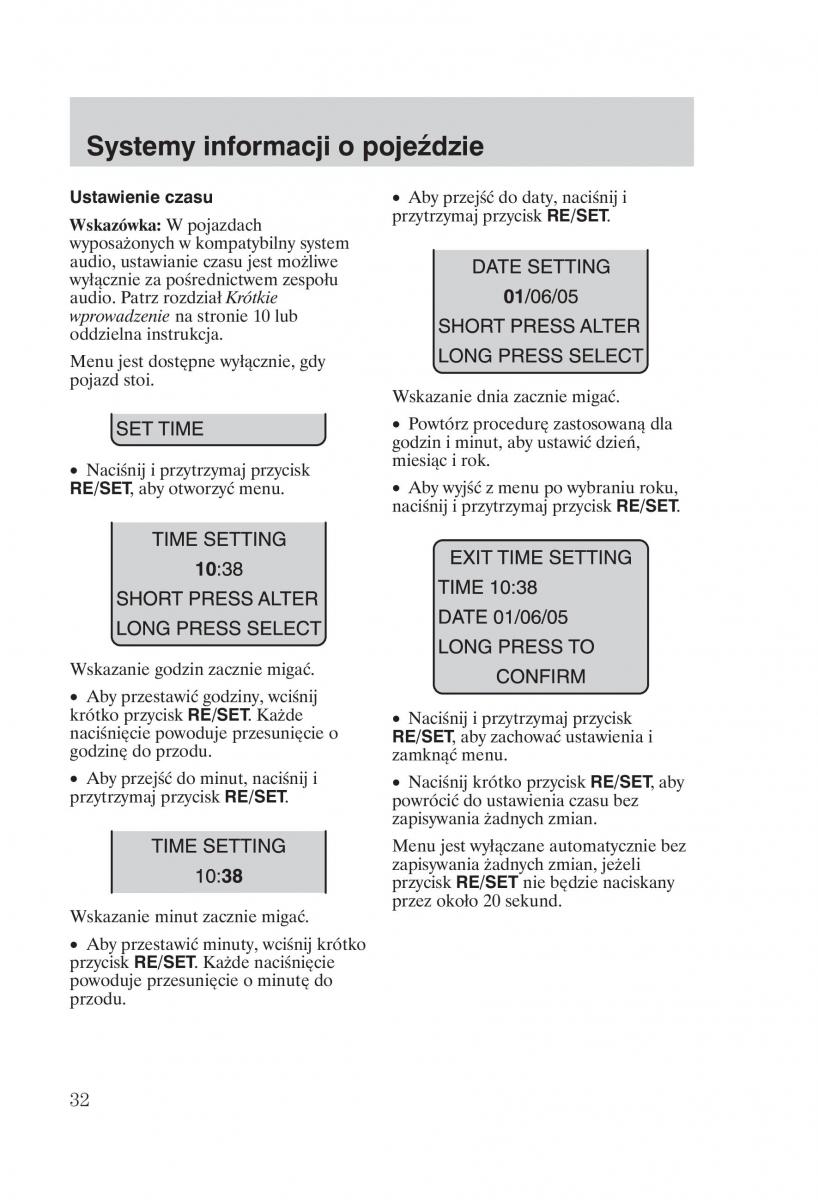 manual  Ford Fiesta VI instrukcja / page 34