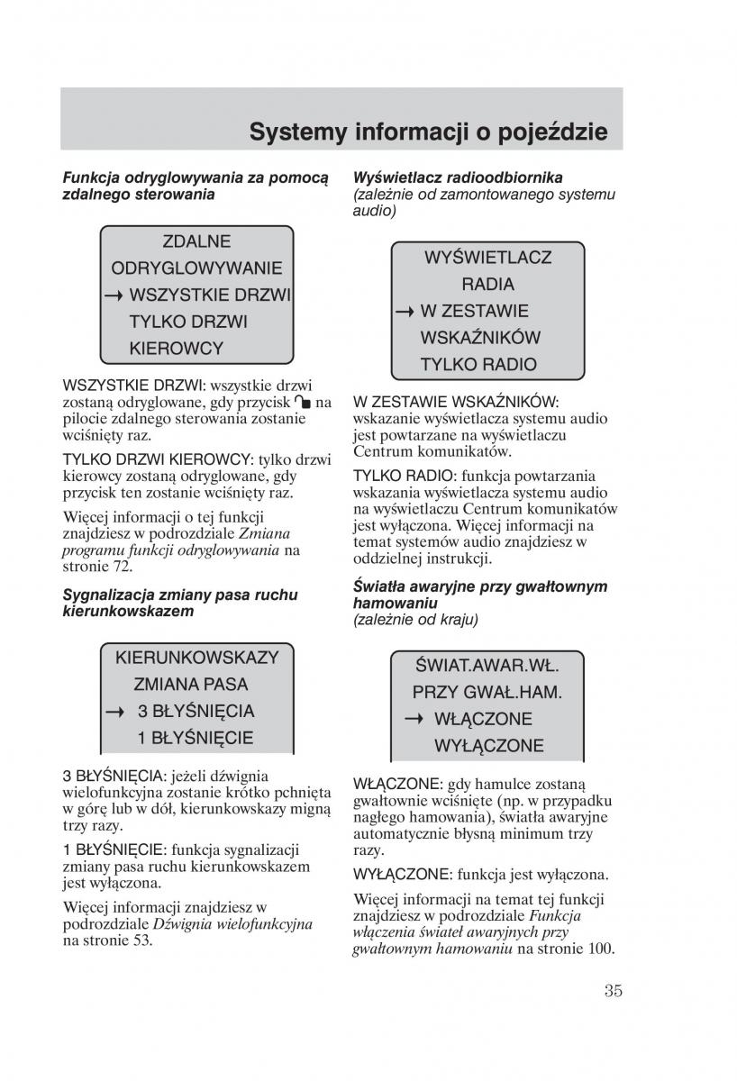 manual  Ford Fiesta VI instrukcja / page 37