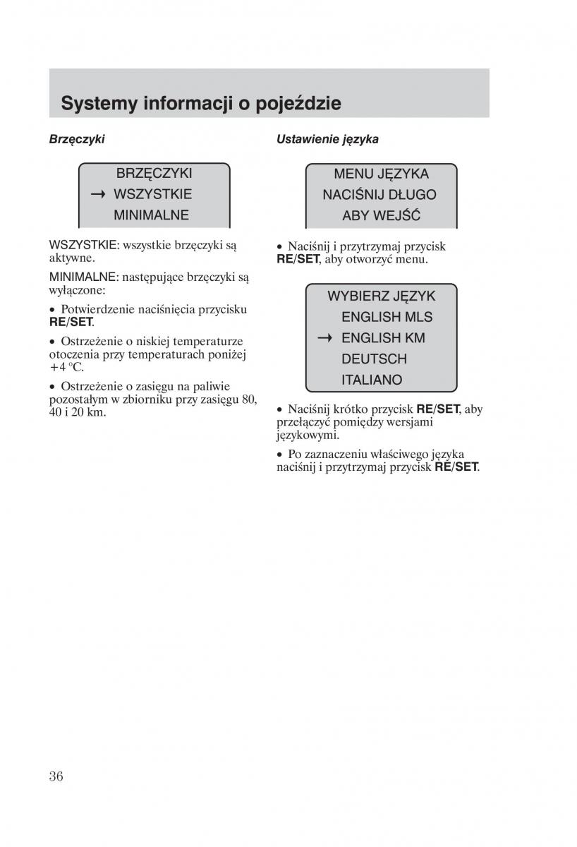 manual  Ford Fiesta VI instrukcja / page 38