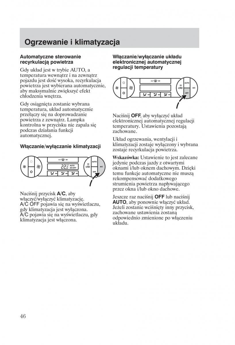 manual  Ford Fiesta VI instrukcja / page 48