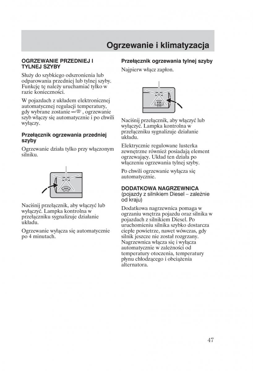 manual  Ford Fiesta VI instrukcja / page 49