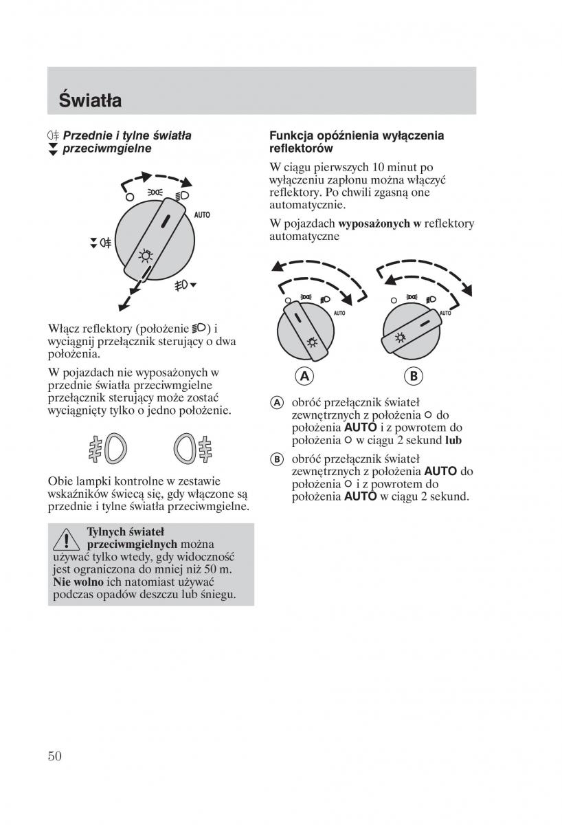 manual  Ford Fiesta VI instrukcja / page 52