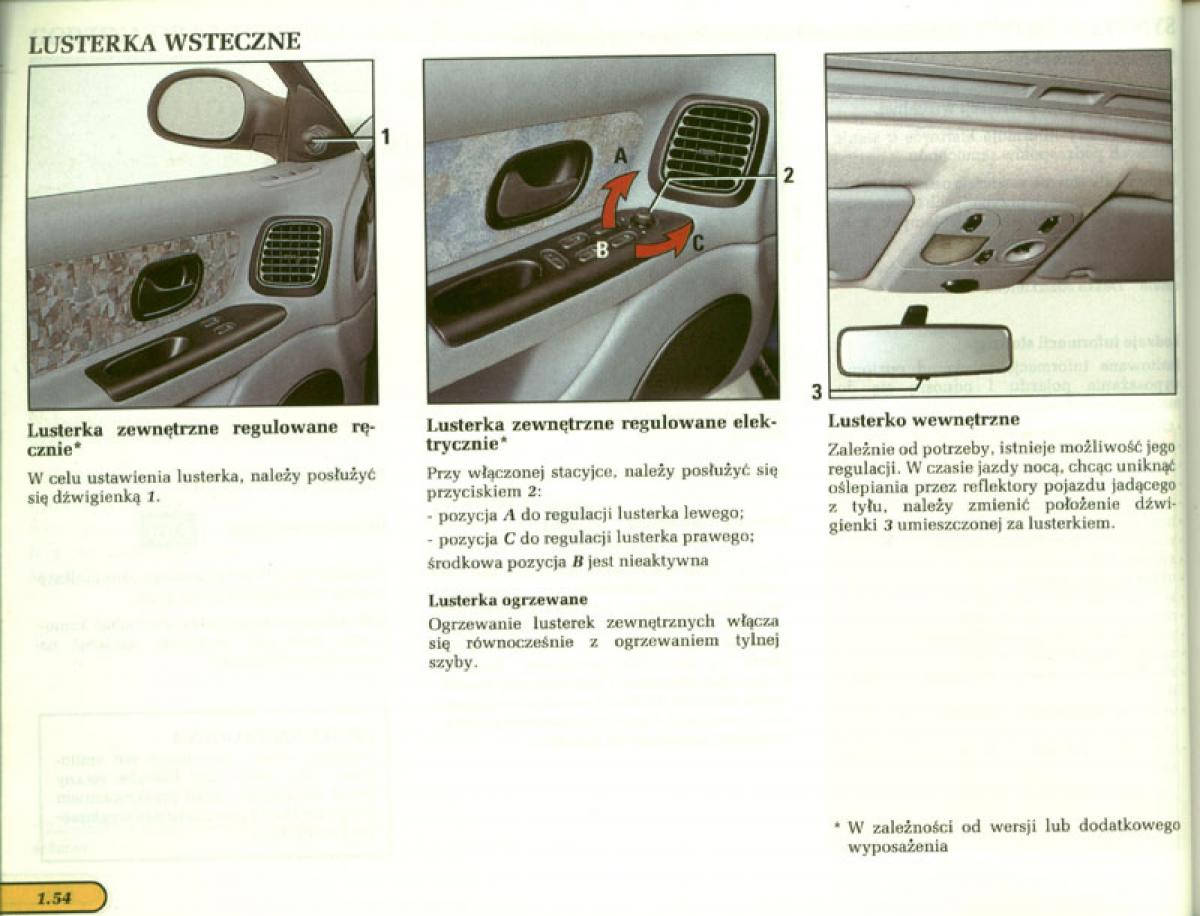 manual  Renault Laguna I 1 instrukcja / page 55