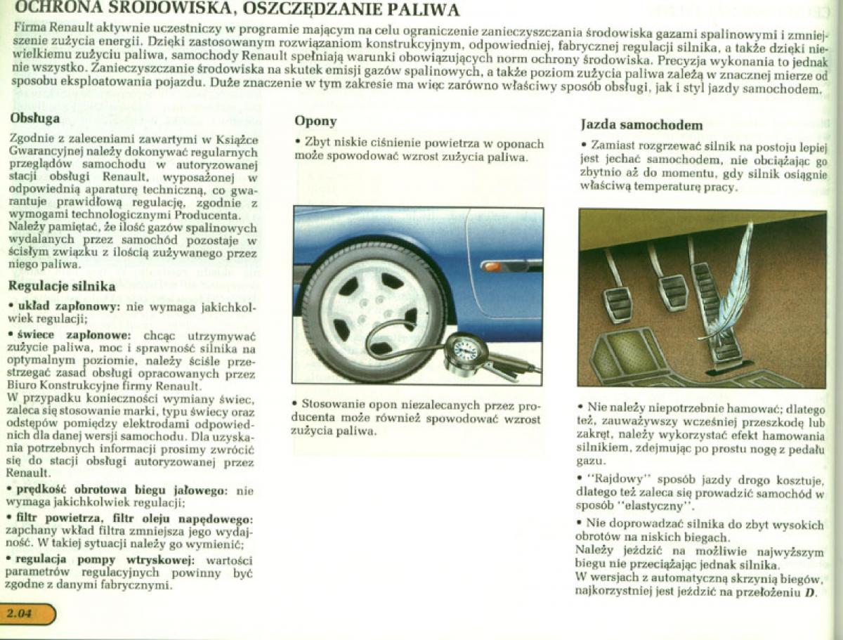 manual  Renault Laguna I 1 instrukcja / page 64