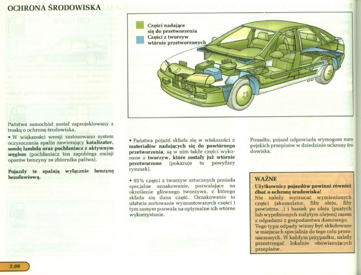 manual  Renault Laguna I 1 instrukcja / page 66