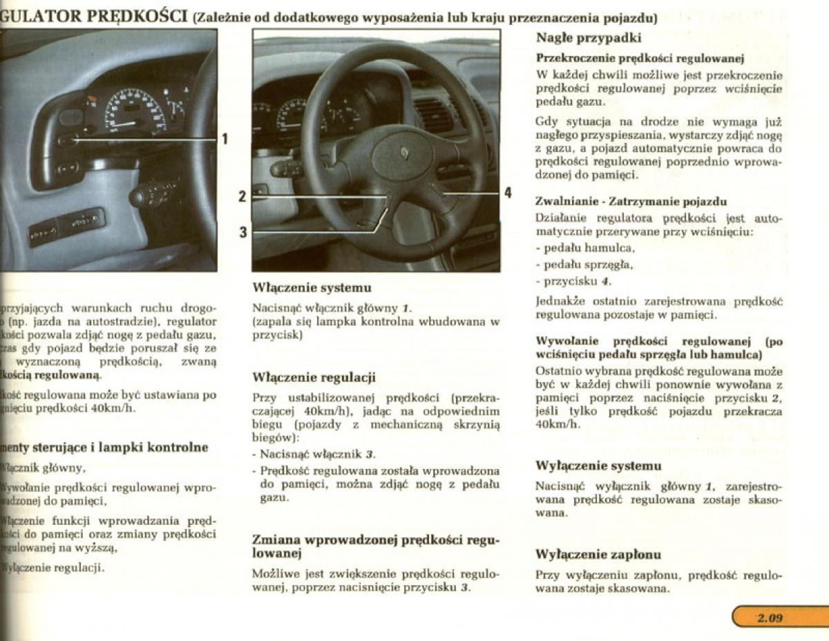 manual  Renault Laguna I 1 instrukcja / page 69