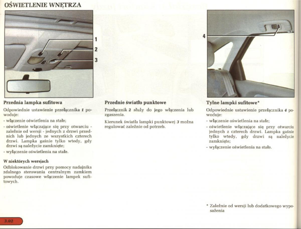 manual  Renault Laguna I 1 instrukcja / page 73