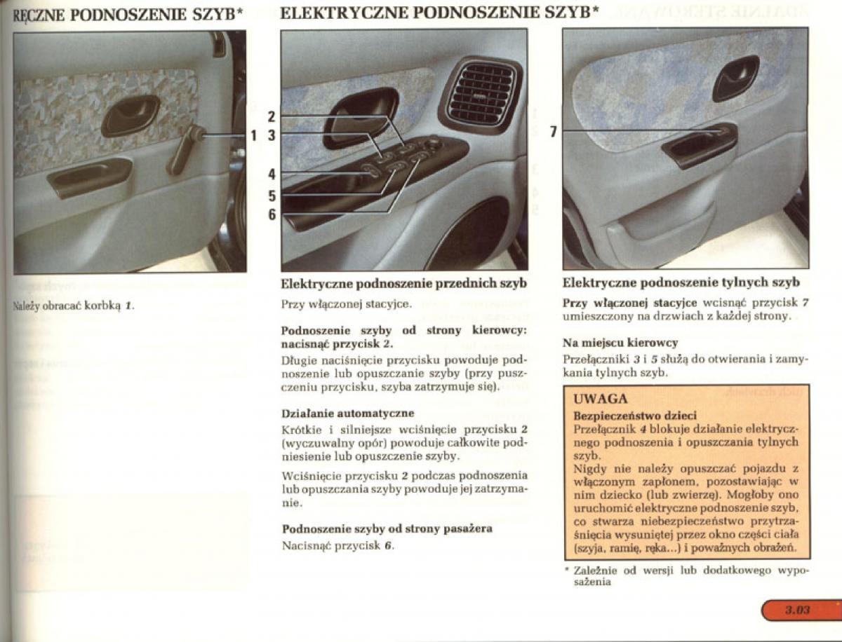 manual  Renault Laguna I 1 instrukcja / page 74