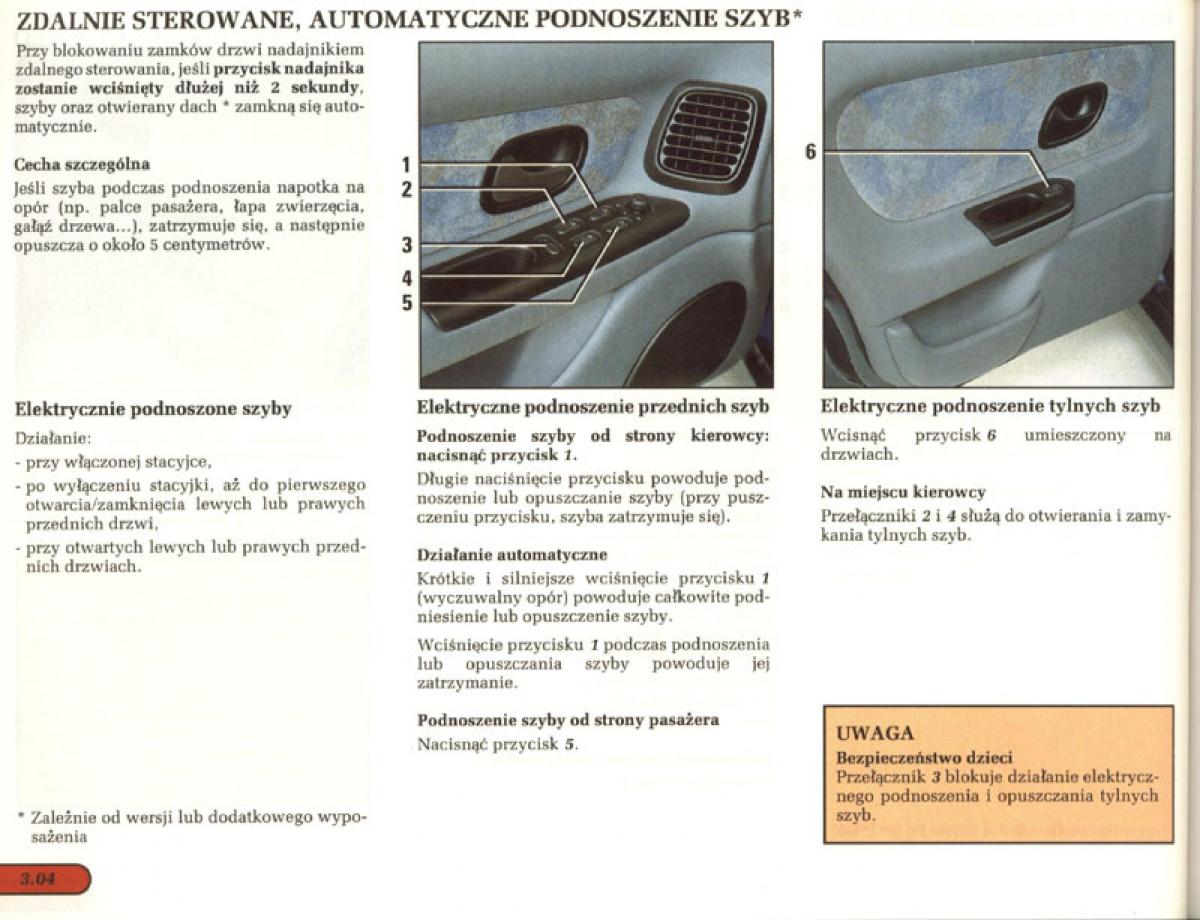 manual  Renault Laguna I 1 instrukcja / page 75