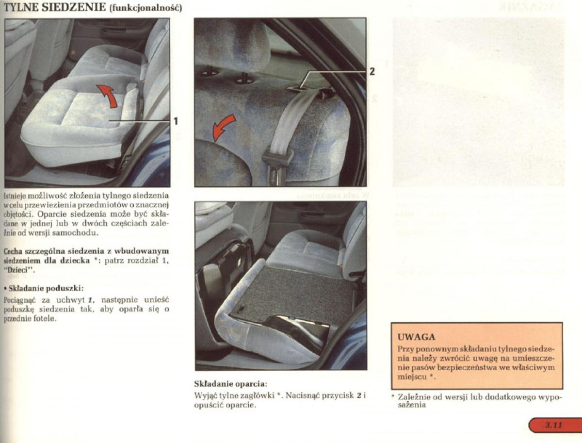 Renault Laguna I 1 instrukcja obslugi / page 82