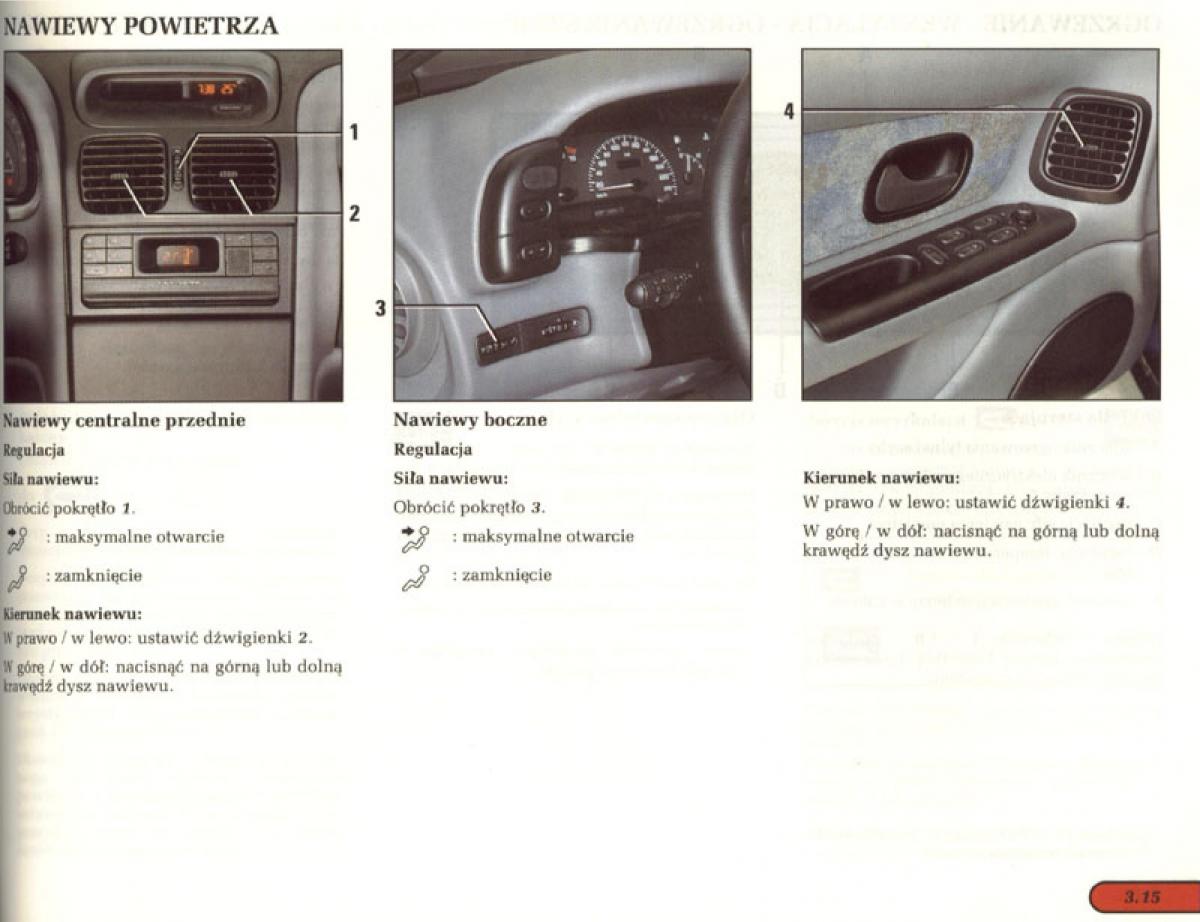 manual  Renault Laguna I 1 instrukcja / page 86