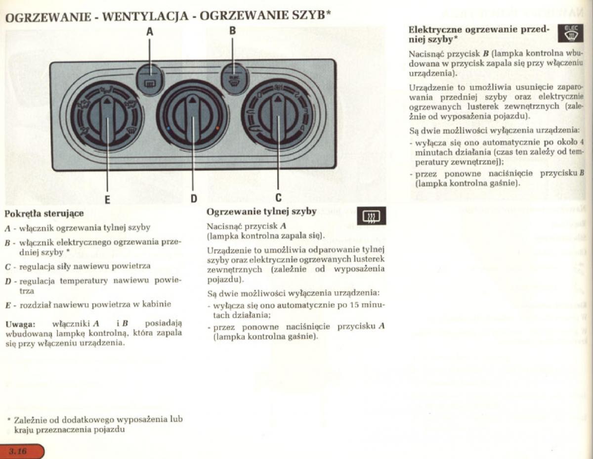 manual  Renault Laguna I 1 instrukcja / page 87